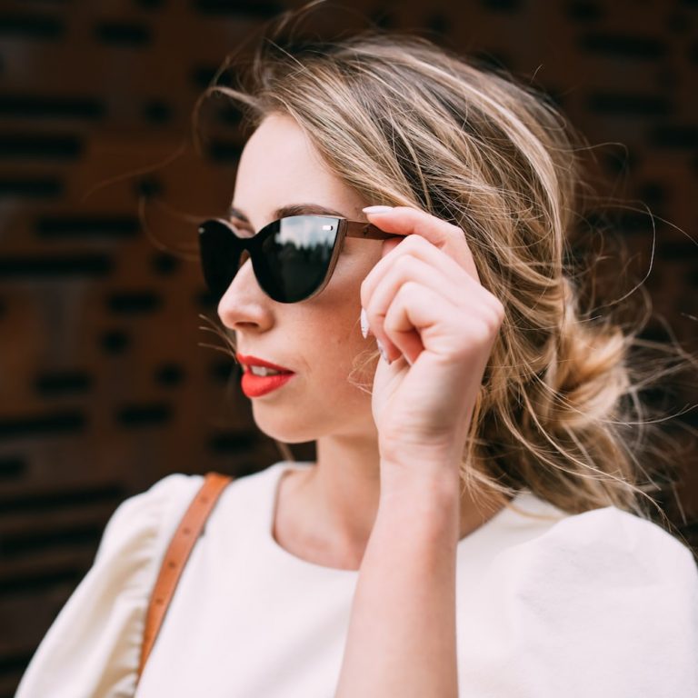 Wooden Sunglasses - Gemini - Mirror-coated Lens - Plantwear