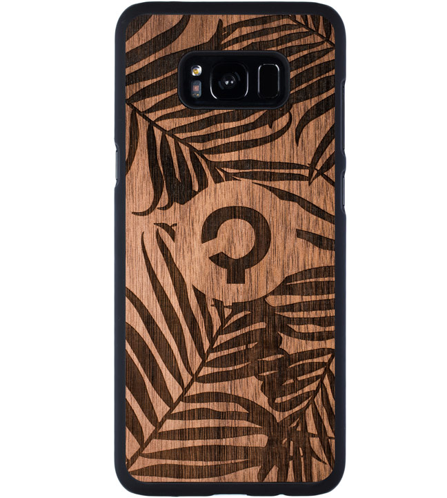 Wooden Case - Samsung Galaxy S8 Plus - Walnut - Jungle - Plantwear