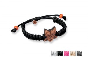 wolf bracelet, Plantwear bracelet, braided bracelet