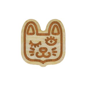 wooden pin cat