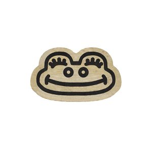 wooden pin frog