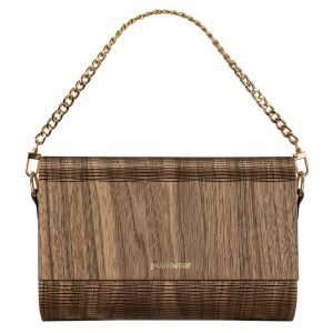 wooden handbag