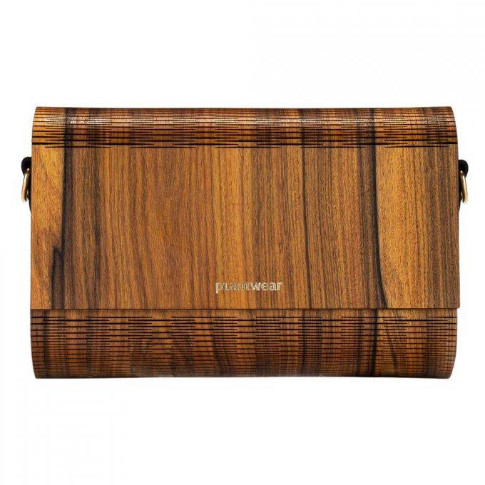 wooden handbag