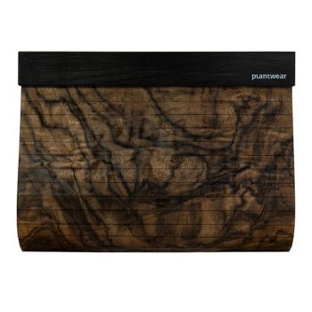 wooden clutch bag