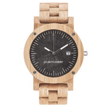 wooden watch raw oak