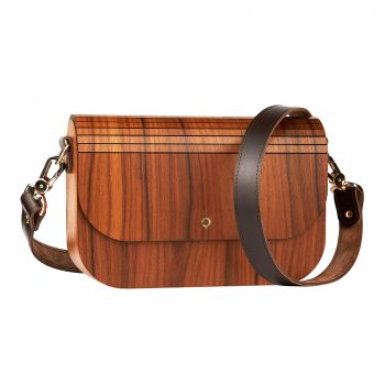 wooden handbag groove rosewood