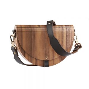 Wooden Handbag - Luna - Walnut