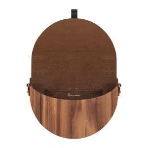 Wooden Handbag - Luna - Walnut