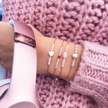 moments pink bracelet with rubin