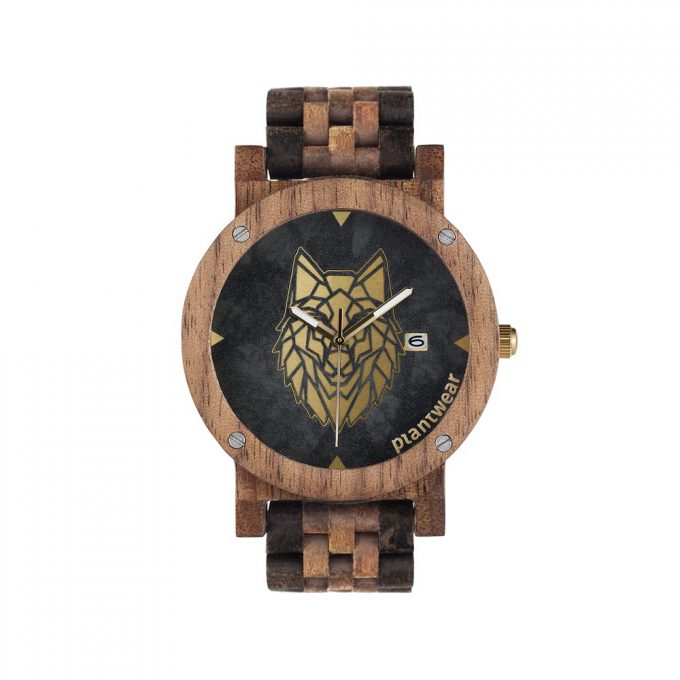 Watch with wolf