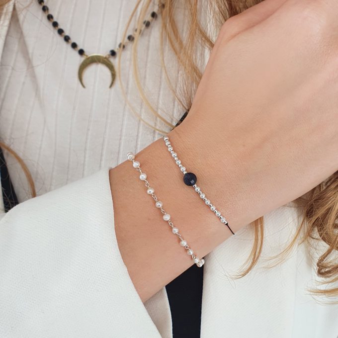 moments bracelet with gemstone