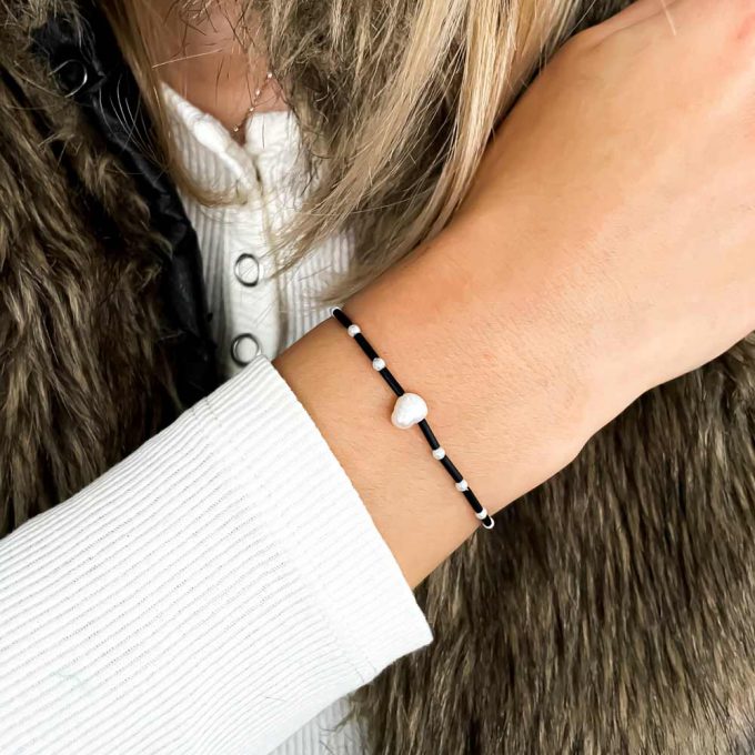 delicate bracelet with gemstone