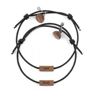 black bracelets for couple