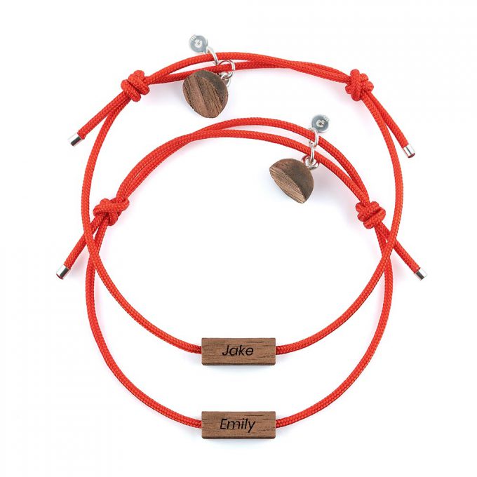 red bracelets with magnet